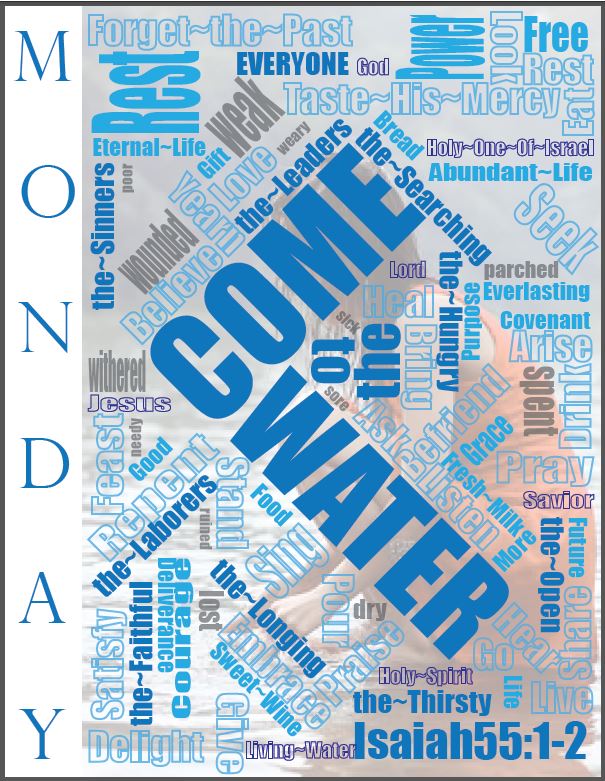 Come to the Water Bulletin Cover